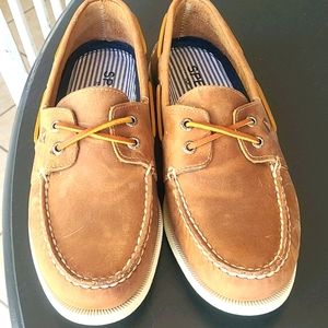 Spery Original Seersucker Boat Shoe (NEW)